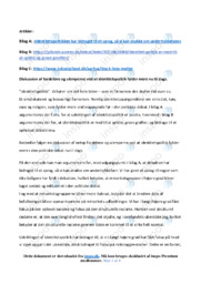 Identitetspolitik | Diskution