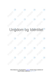 Ungdom og Identitet | Artikel