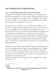 Package tour industry | Analyse | Afsætning