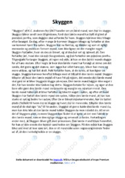 Skyggen | H.C. Andersen | Analyse af novelle | Dansk