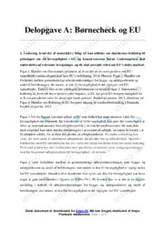 Børnecheck & EU | Samfundsfag