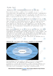 Eyda ApS | Analyse