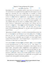 Industrialiseringsperioden | Sammenligning