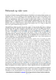 Pølsesnak og våde varer | Analyse