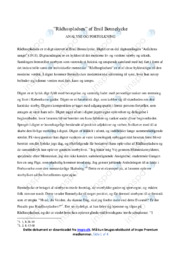 Rådhuspladsen | Analyse & fortolkning | Emil Bønnelycke