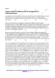Fredriksens tale Godhavnsdrengene | Analyse