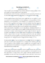 Sprogbrug og bandeord | Artikel