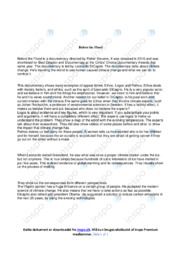 Before the Flood | Essay