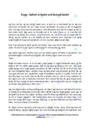 Bylivet er bedre end livet på landet | Dansk Essay