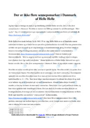 Der er ikke flere sennepsmarker i Danmark | Analyse | Helle H.