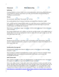 Personskade | Analyse | Dicte