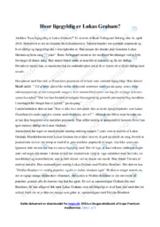 Hvor ligegyldig er Lukas Graham | Analyse | Rune T. S.