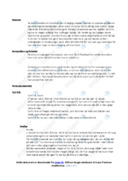 Kantslag | Noter Analyse | Dorthe Nors