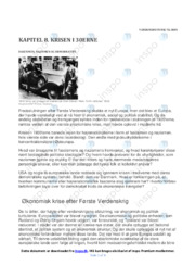Krisen i 30erne | Noter i Historie | Over 6 sider