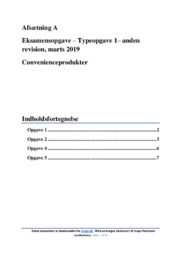 Conveniencemarkedet | Afsætning Case