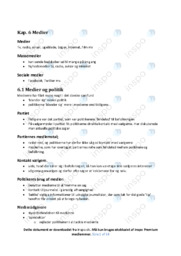 Kap. 6 Medier | Noter Samfundsfag