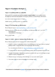 Politiske Ideologier | Noter Samfundsfag