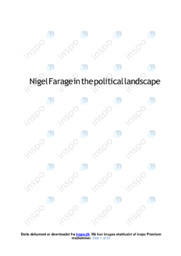 Nigel farage in the political landscape | Samfundsfag