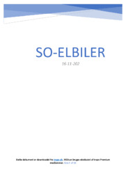 So-Elbiler | SO