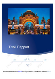 Tivoli | SO5 Rapport