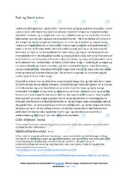 Tysk og Dansk kultur | SO2