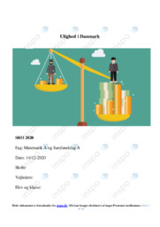 Ulighed i Danmark | Samfundsfag | Matematik | SRO