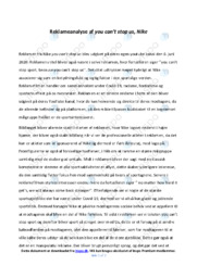 You can’t stop us | Noter Analyse | Nike