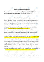 Natmaskinen | Analyse | Michael Strunge