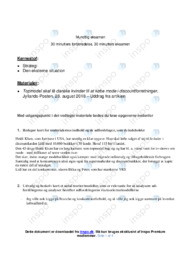 Mode i discountforretninger | Analyse | Opgave