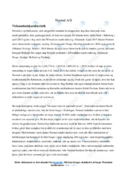 Normal AS | Afsætning Case