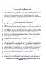 ScanCom International AS | Afsætning Case
