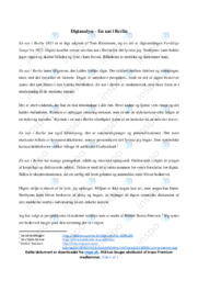 En nat i Berlin | Noter Analyse | Tom Kristensen