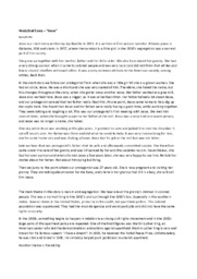 Analytical Essay – “Jesse”