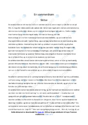 En sommerdrøm | Analyse | Herman Bang
