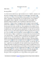 Racism and its consequences | Speech | Opgave