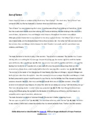Son of Satan | Analyse af short story | Opgave i engelsk