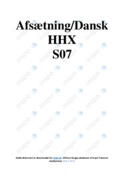 Ganni | Analyse | Opgave