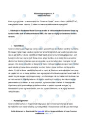 Søstrene Grene | Analyse | Opgave