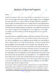 Kummefryseren | Analyse af novelle | Dansk