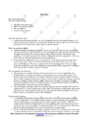 The greenhouse effect | Outline | Opgave