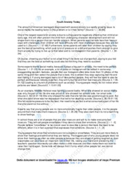 Youth Anxiety Today | Essay | Opgave i engelsk