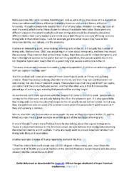 Immigrants in the United States | Speech