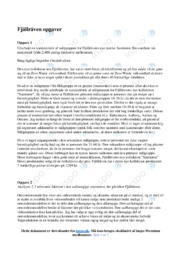 Fjällräven | Analyse | Opgave