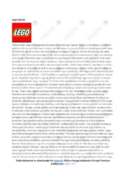 Lego | Afsætning Case