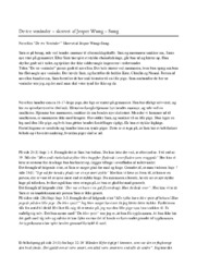 De tre veninder | Analyse | Jesper Wung – Sung