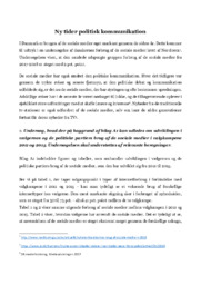 Ny tider politisk kommunikation | Samfundsfag