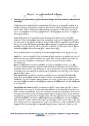 Ringen | Noter Analyse | Sigmund Freud