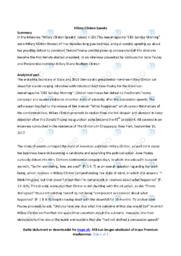 Hillary Clinton Speaks | Analyse af interview | Opgave i engelsk