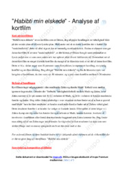 Habibti min elskede | Analyse af kortfilm