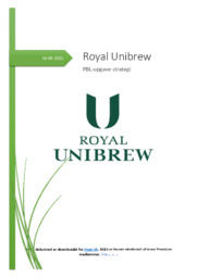 Royal Unibrew | Virksomhedsøkonomi
